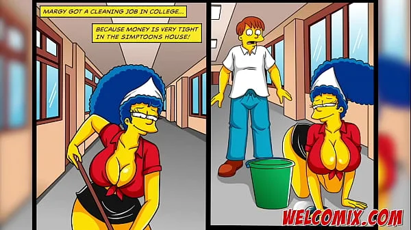 Margy is a hot maid! The hot cleaning lady - The Simptoons Hentai