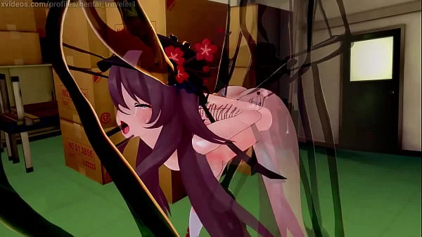 Genshin impact: Hu Tao has a hard day at work.