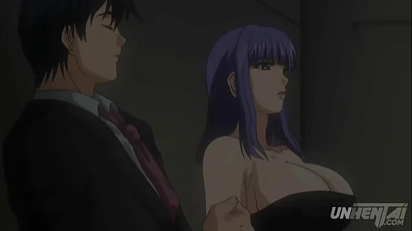 Elevator with Hot Busty Girls - Hentai Uncensored [Subtitled]