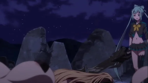 Valkyrie Drive: Mermaid HENTAI anime - ecchi & yuri scene COMPILATION, including specials