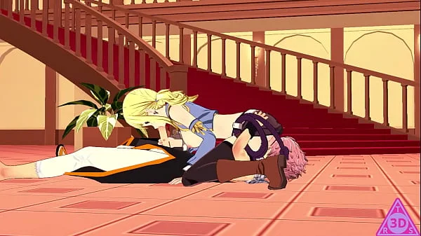 Lucy Natsu Fairy Tail hentai videos  blowjob handjob horny and cumshot gameplay porn uncensored... Thereal3dstories..