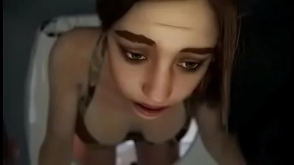 Creampie instead of laundry ( Uncensored animation)