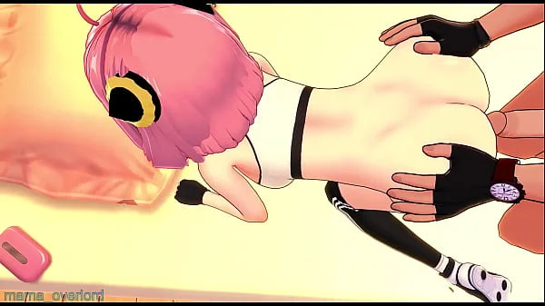 Anya Adult version wearing deportive clothes for training (spy x family)