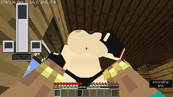 Steve comendo a gótica quadrada