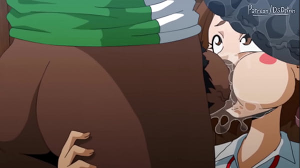 2 teens gaging on gang bang (my hero academia hentai)