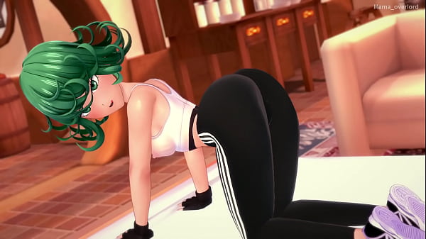 Tatsumaki esta mojada despues de tanto ejercicio, pero quiere continuar ahora en la cama (one punch man)