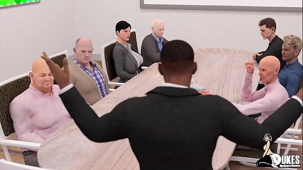 A BBC fucks his employee then keeps her on as his new secretary